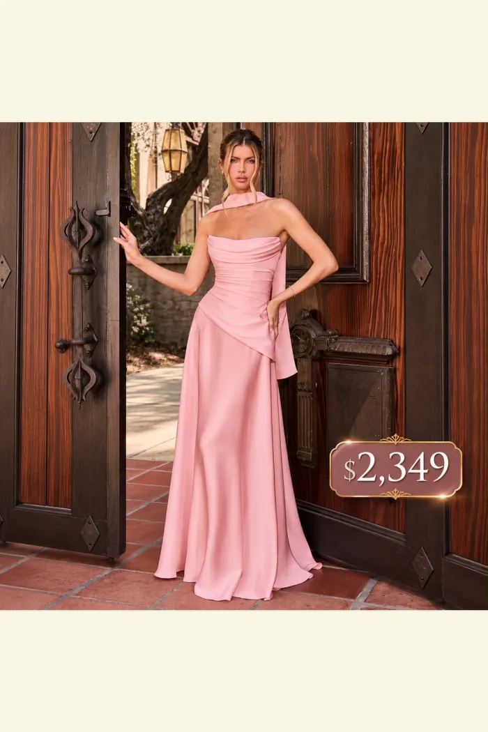 VESTIDO ROSA CORSET