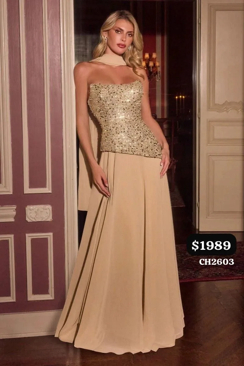 VESTIDO CORSET STRAPLESS CH2603