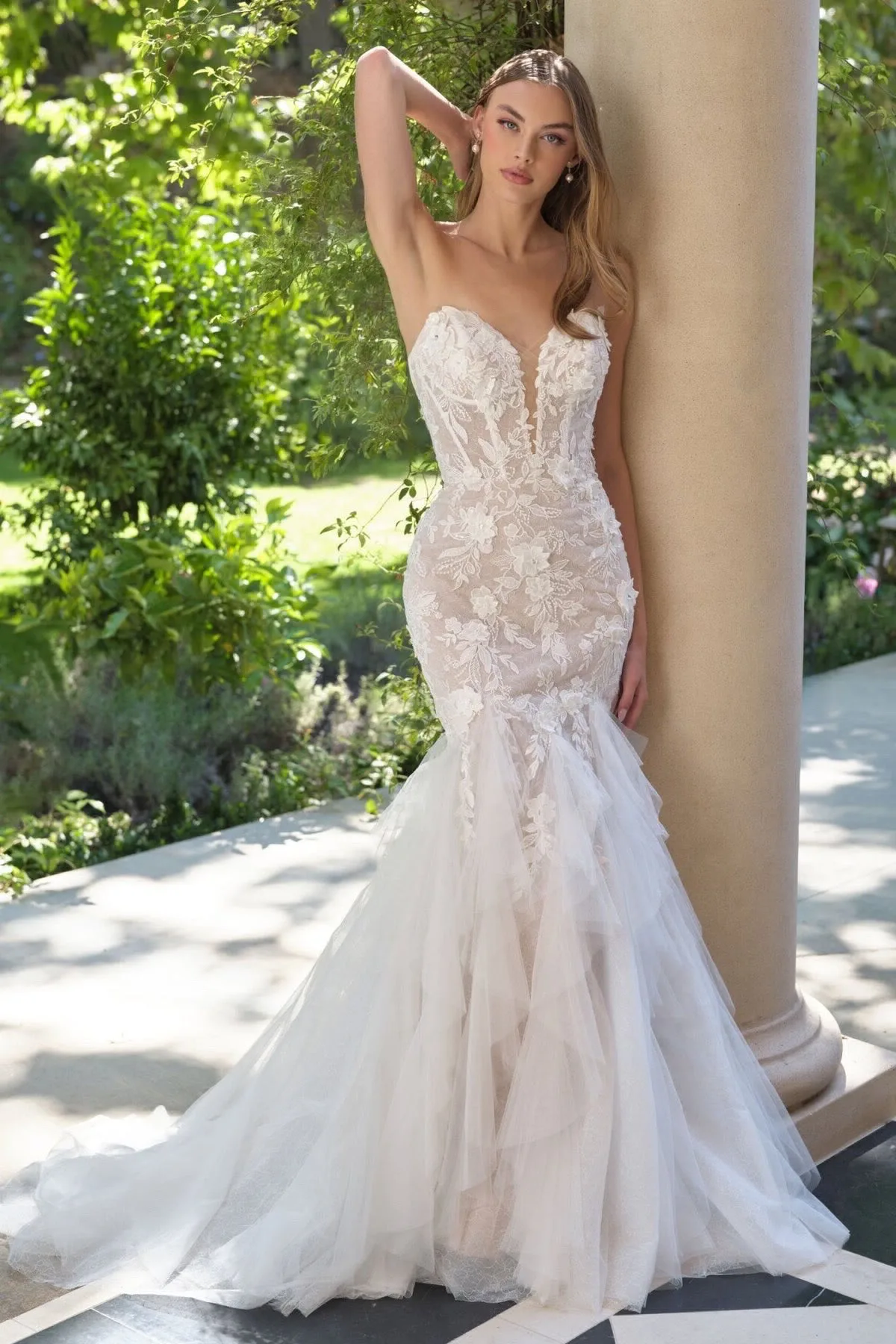 VESTIDO DE NOVIA CORTE SIRENA MODwl32
