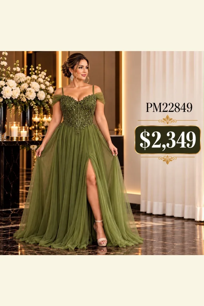VESTIDO VERDE PM22849