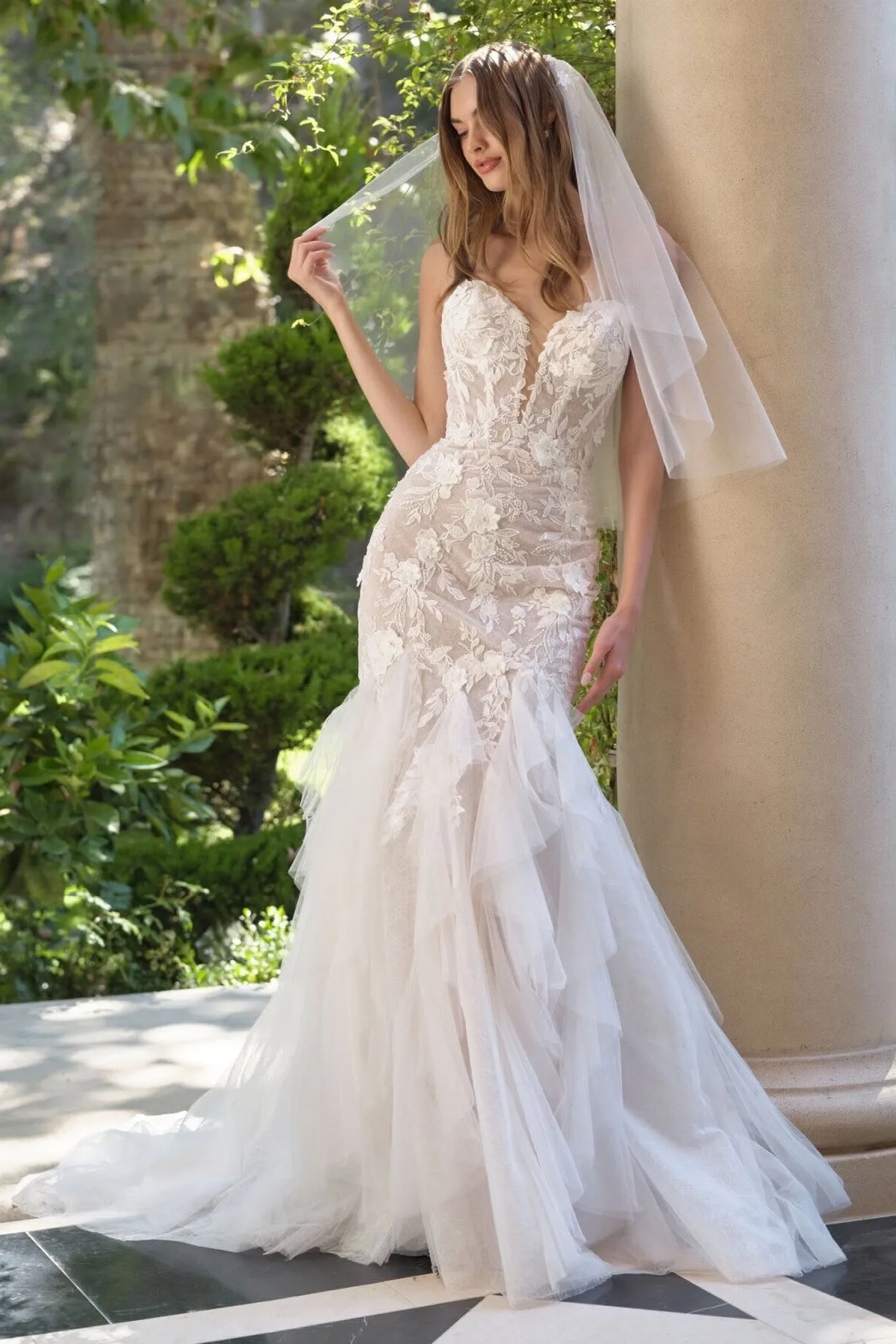 VESTIDO DE NOVIA CORTE SIRENA MODwl32, vista 3