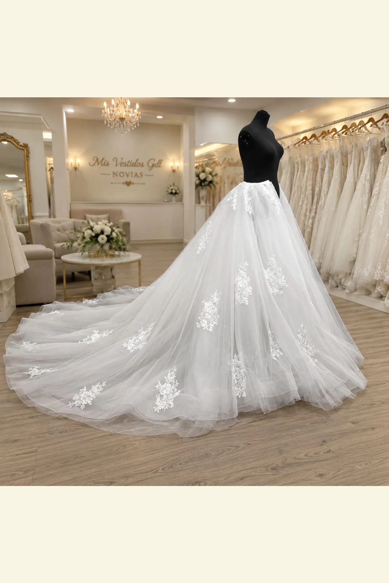 Cauda, para Vestidos de Novia