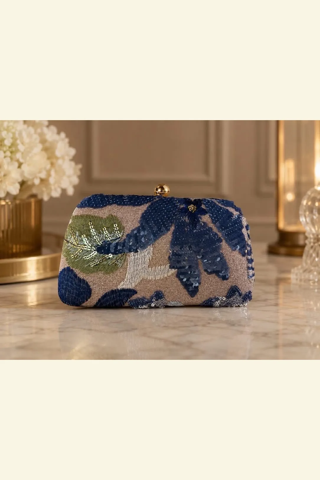 BOLSA NUDE CON AZUL