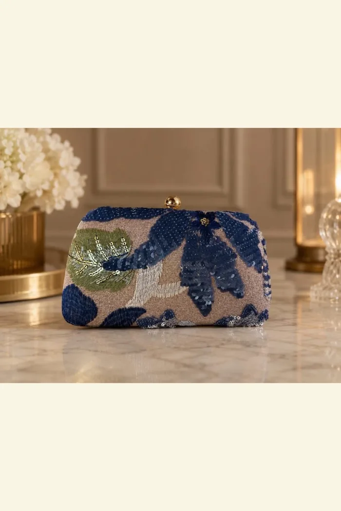 BOLSA NUDE CON AZUL