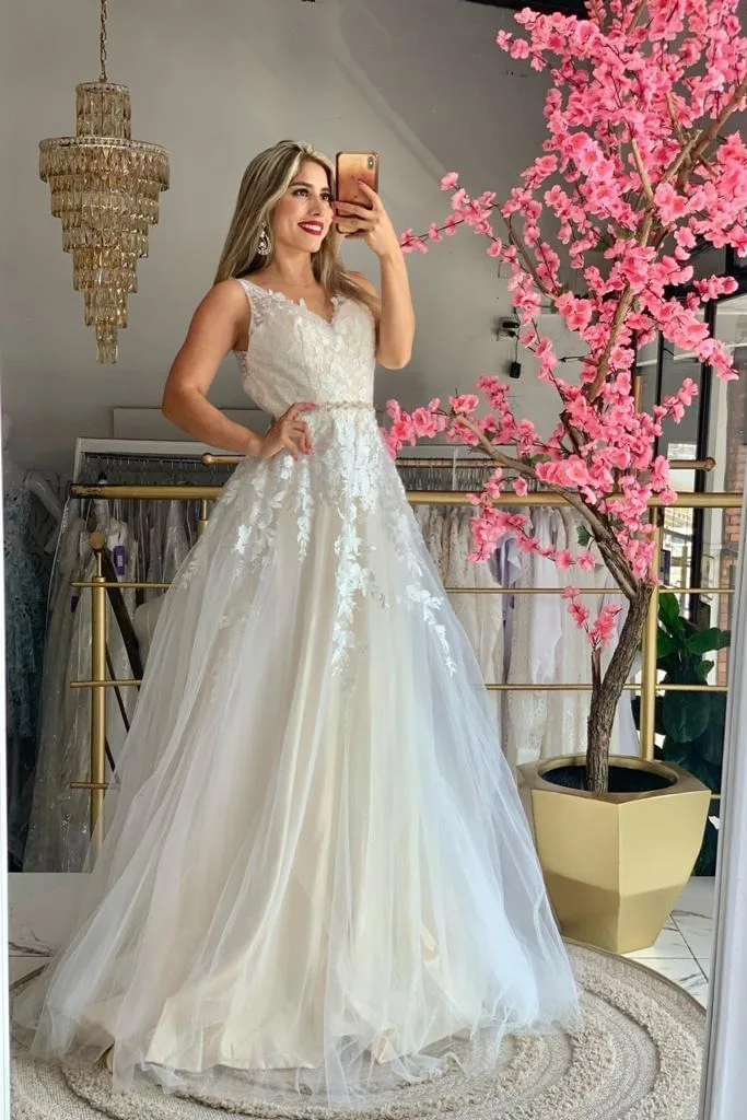 VESTIDO NOVIA CINTO, vista 2