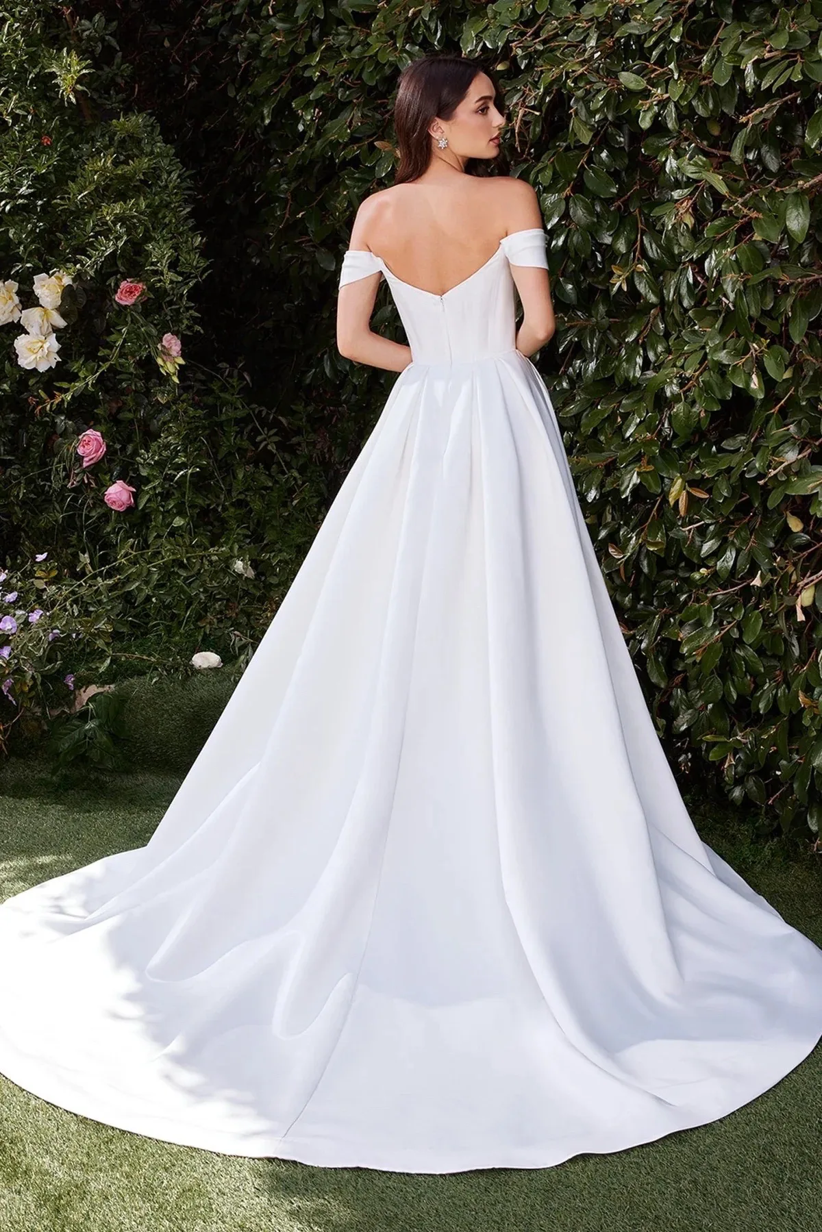 VESTIDO CORTE CAMPESINO CDS513W, vista 2