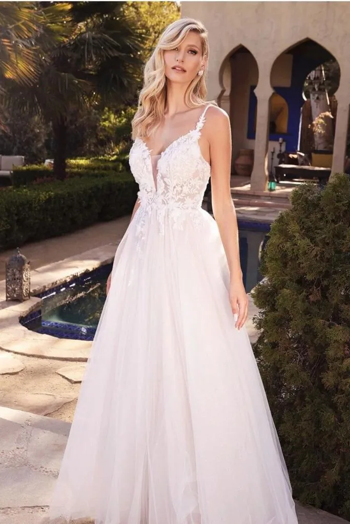 VESTIDO NOVIA MOD. CB072W, vista 3