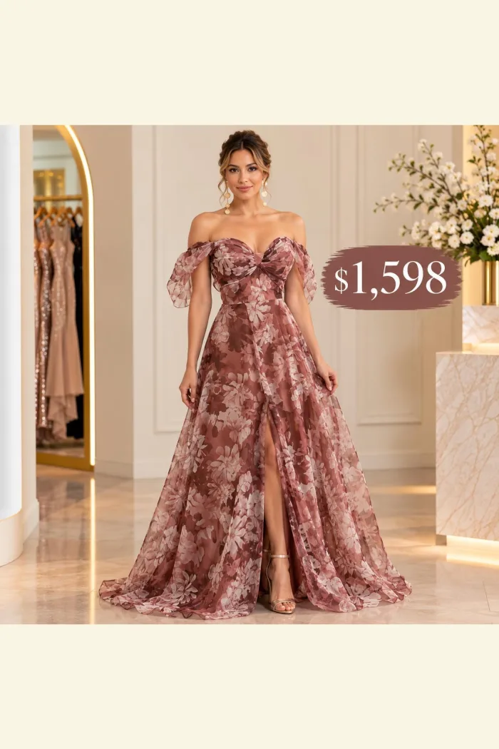 VESTIDO CON ESTAMPADO FLORAL ESXOTE STRAPPLE Y ABIERTA EN PIERNA