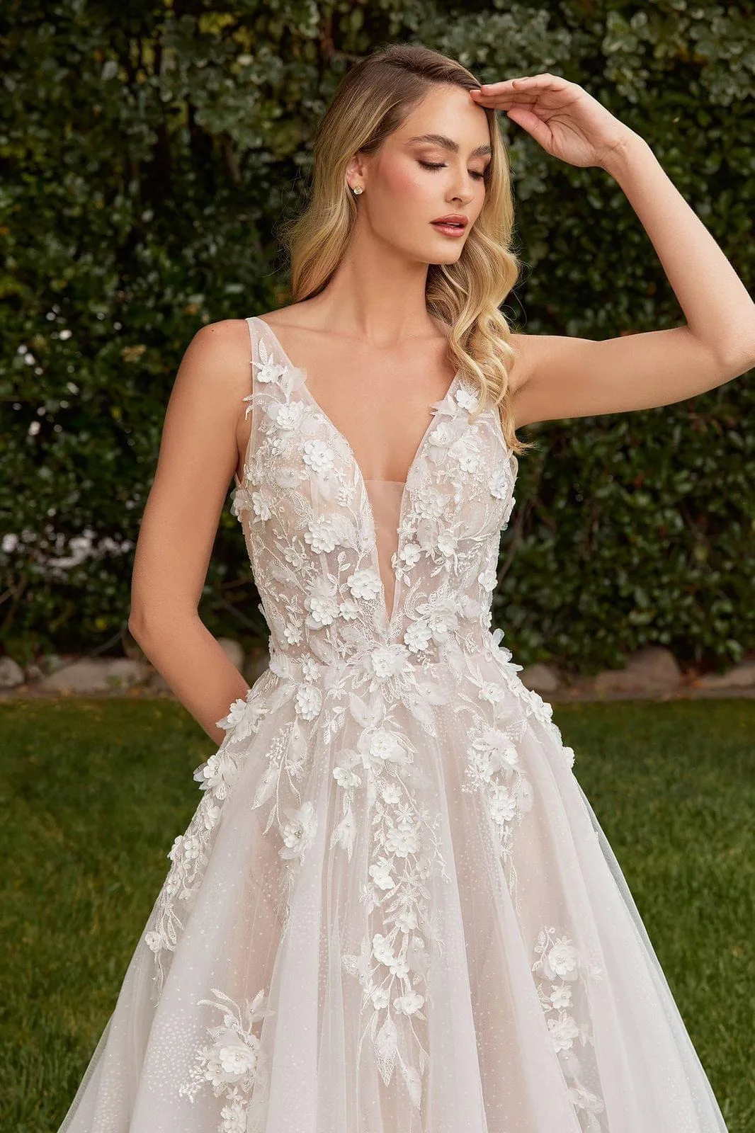 VESTIDO NOVIA MOD. CDS436W, vista 2