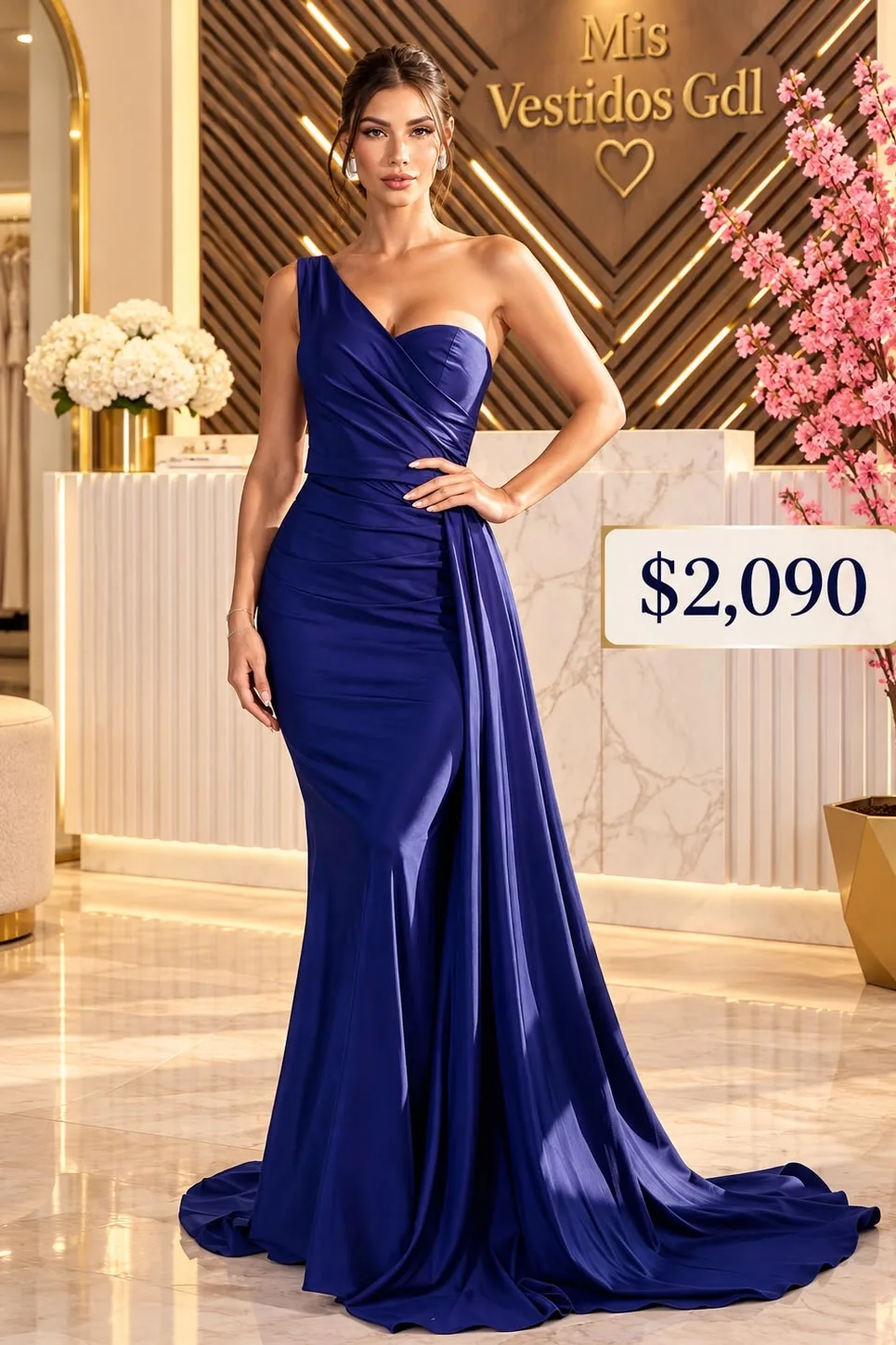 VESTIDO ASIMETRICO