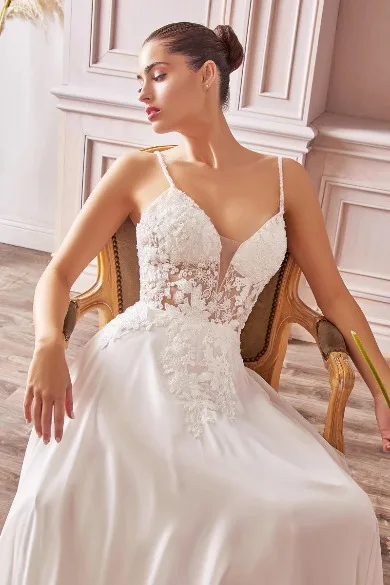 VESTIDO NOVIA CORTE A MOD. TY11
