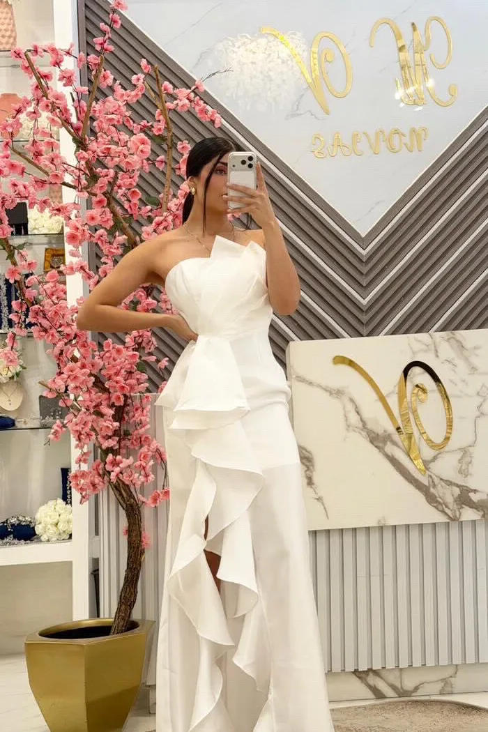 VESTIDO DE NOVIA STRAPLE