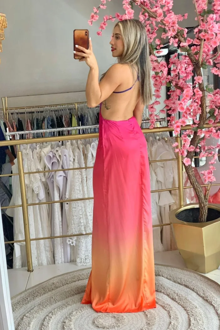 VESTIDO FIESTA SATINADO