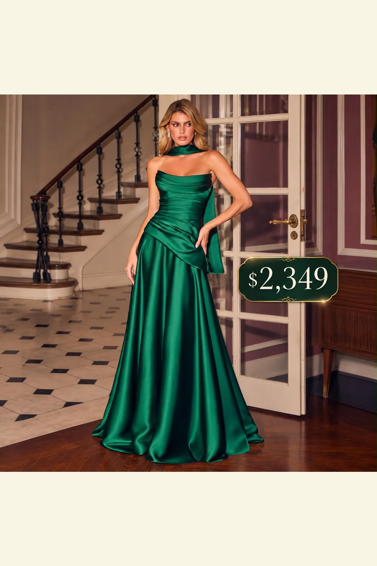 VESTIDO VERDE ESMERALDA CORSET