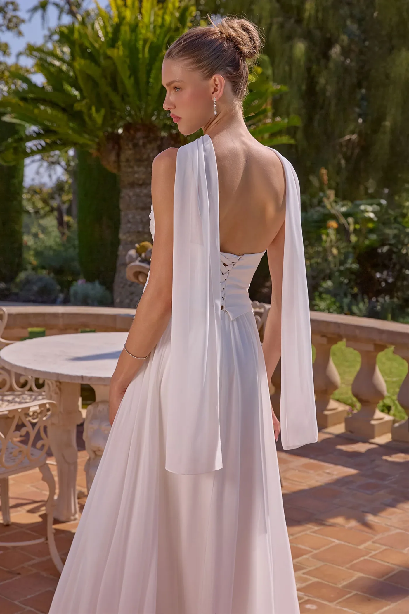 VESTIDO DE NOVIA IVORY STRAPLE    MOD.T716, vista 2